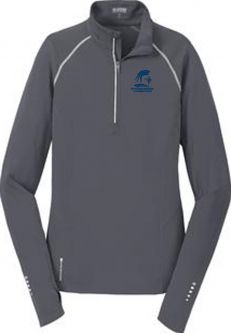 OGIO ENDURANCE Ladies Nexus 1/4-Zip Pullover, Gear Grey